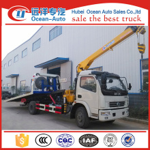 hot sellling DFAC DLK wrecker boom , truck mounted XCMG 3.2ton crane